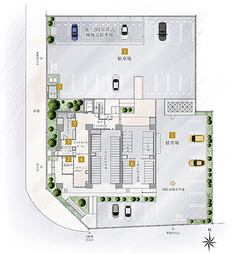 リフローレ岡崎駅 SOUTH 共用部