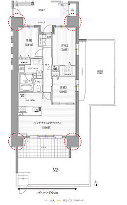 リフローレ岡崎駅EAST 間取り Bg