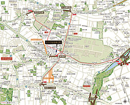 イノバス市谷仲之町 現地案内図