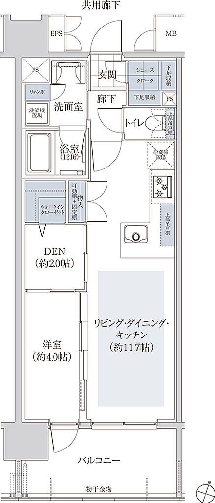 グランザ名駅南 間取り C