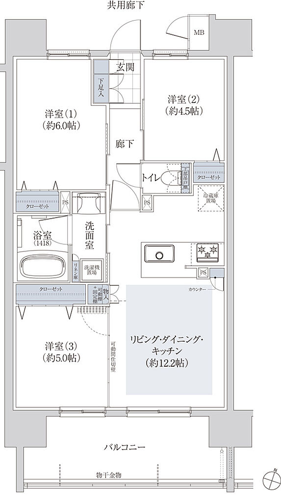 グランザ名駅南 間取り A
