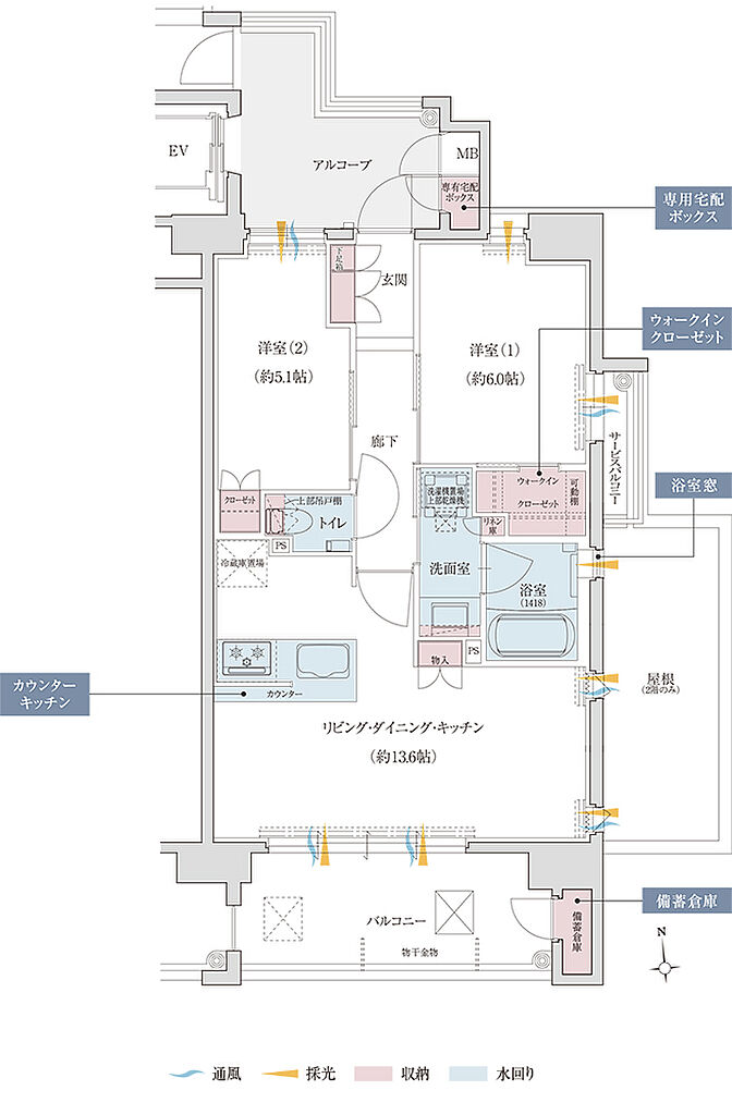 クレアホームズフラン荒田二丁目 間取り C