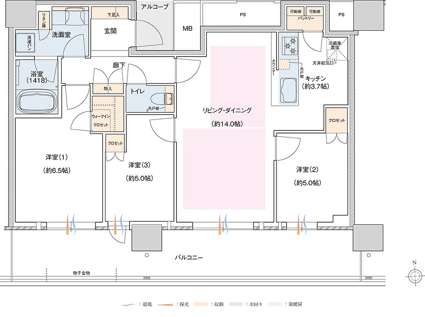 J.GRAN TOWER 京都向日町 間取り CC