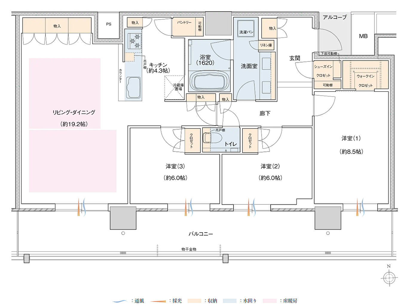 J.GRAN TOWER 京都向日町 間取り DB