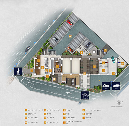 ヴェリテ東岸和田駅前 共用部