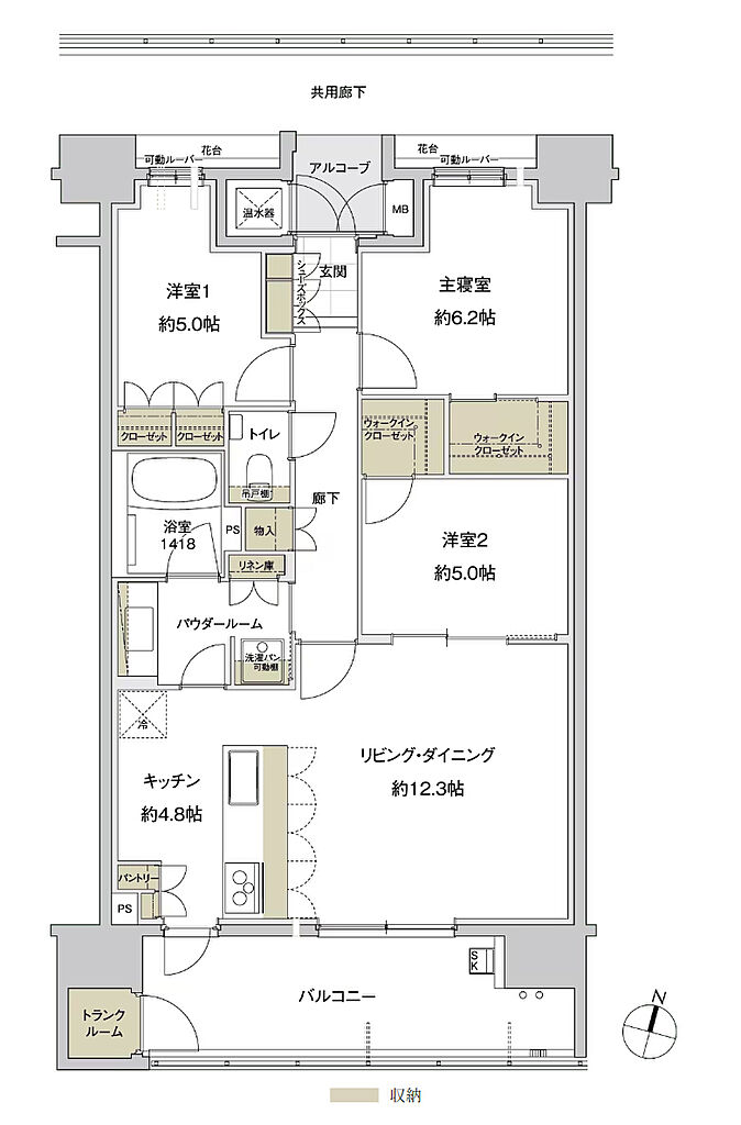グランドオーク諏訪野町 間取り C