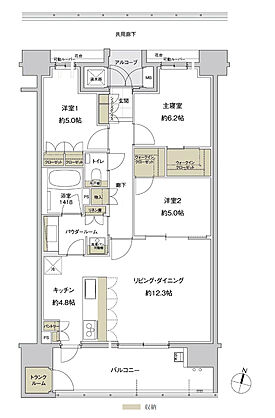 グランドオーク諏訪野町 間取り C