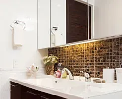 グランファーレ真駒内グランフォレスト 人造大理石カウンター