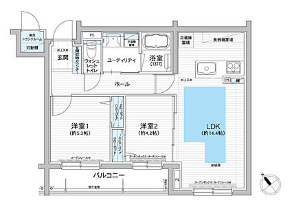 グランファーレ南郷13丁目駅前 間取り A