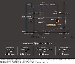 シエリア植田 アクセス図