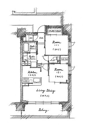 シエリア西明石駅前 間取り D