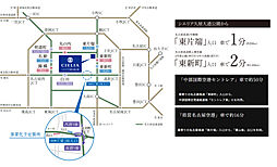 シエリア久屋大通公園 アクセス図