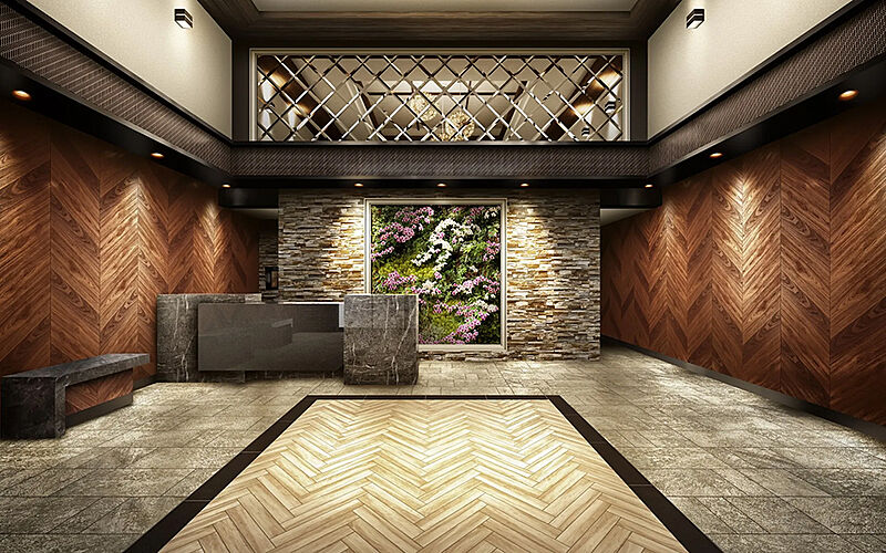 エステムコート三田 ザ・クラブハウス エントランスホール完成予想図