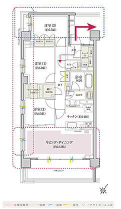 クレヴィア横浜沢渡 間取り A