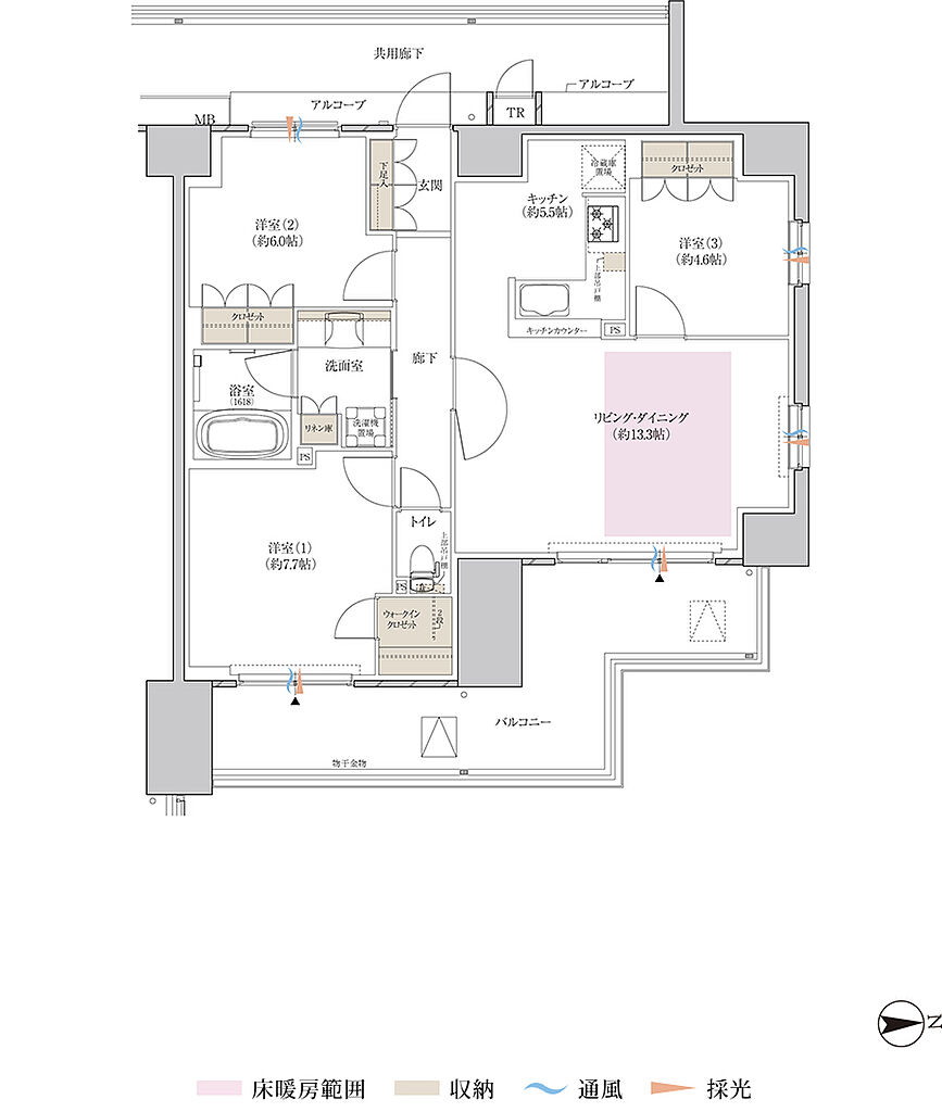 クレヴィアシティ神戸舞子駅前 間取り DK