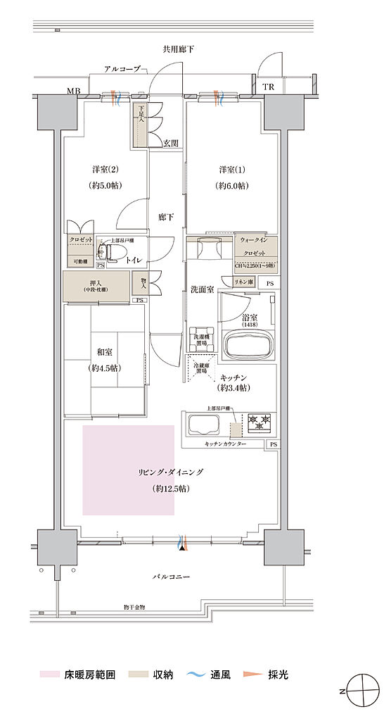 クレヴィアシティ神戸舞子駅前 間取り AD