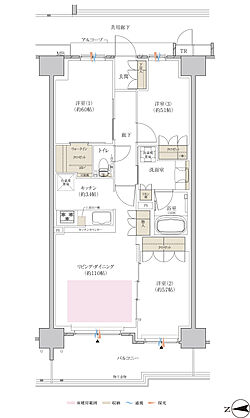 クレヴィアシティ神戸舞子駅前 間取り BF