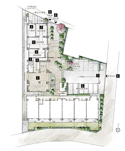 クレヴィア練馬レジデンス 共用部