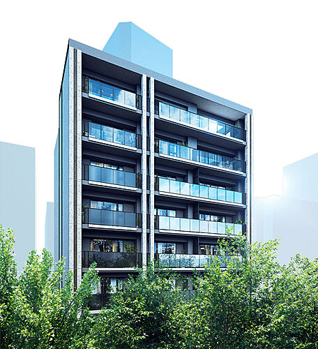 クレヴィア横浜ポートサイド 外観完成予想CG