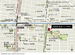 アネシア御器所 現地案内図