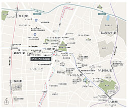アネシア川名公園 現地案内図