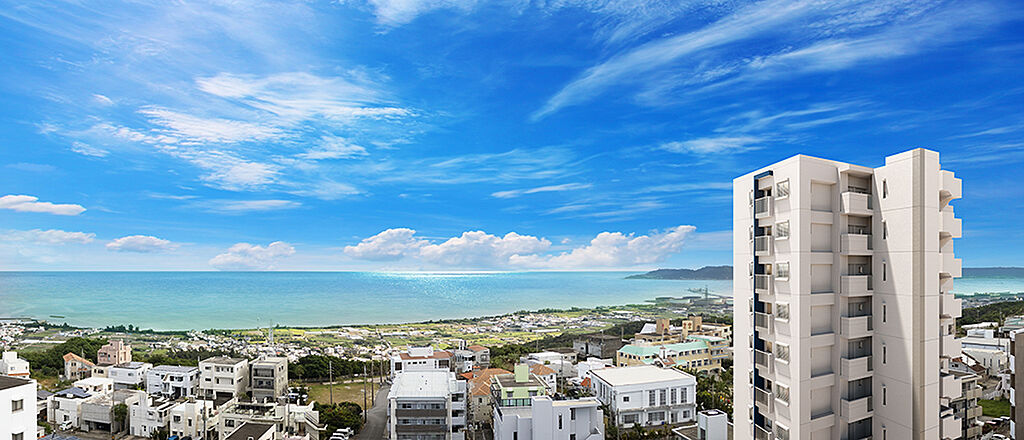 アーバンパレットオリエンス南上原 眺望合成外観完成予想CG