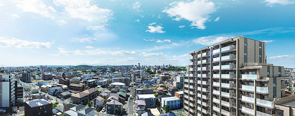 レジデンシャル仙台卸町 外観完成予想CG