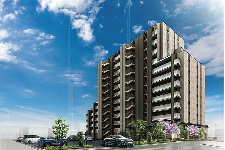 レジデンシャル仙台卸町 外観完成予想CG