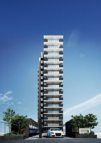 プレサンス ロジェ 大津京 レイクヴィラ エントランスアプローチ完成図