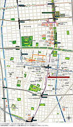 プレサンス ロジェ 上前津駅前 THE RESIDENCE 現地案内図