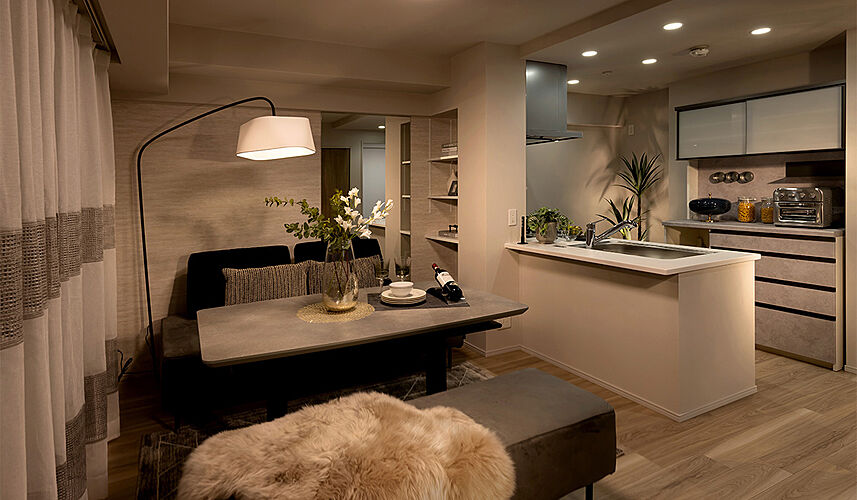 プレサンス ロジェ 岡山番町 リビング・ダイニング・キッチン