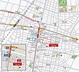 プレサンス レイズ 千種今池II 現地案内図