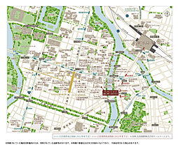 プレサンス ロジェ 銀山町 CENTIA 現地案内図