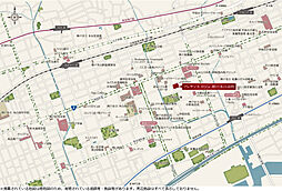 プレサンス ロジェ 神戸本山南町 現地案内図