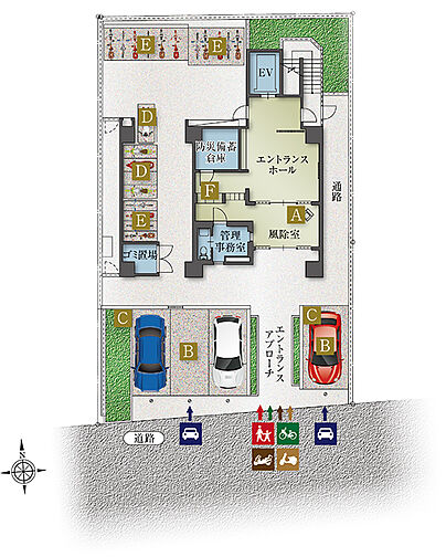 プレサンス レイズ 上本町 共用部