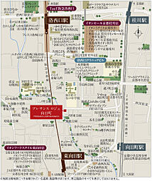 プレサンス ロジェ 向日町 現地案内図