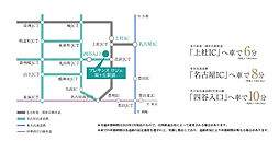 プレサンス ロジェ 星ヶ丘駅前 アクセス図