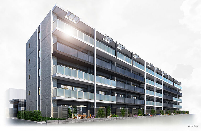 プレサンス ロジェ 武蔵浦和 外観完成予想図