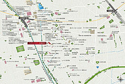 プレサンス ロジェ 武蔵浦和 現地案内図