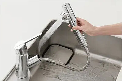 浄水器一体型シングルレバー水栓