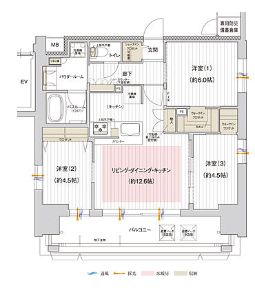 プレサンス レイズ 新瑞橋駅前 間取り A