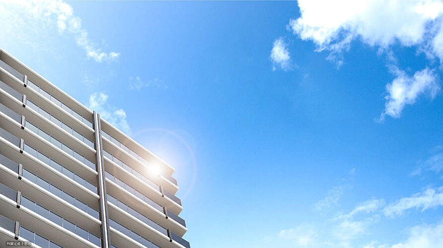 プレサンス ジェネ 四日市諏訪新道 外観完成予想図