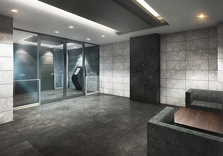 プレサンス ジェネ 四日市諏訪新道 エントランスホール完成予想図