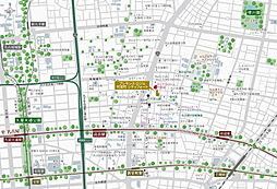 プレサンス ロジェ 代官町シティフォート 現地案内図
