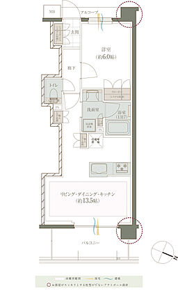 レ・ジェイドシティ橋本III 間取り III-N