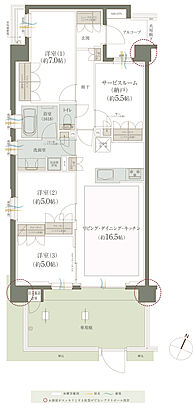 レ・ジェイドシティ橋本III 間取り III-Cg