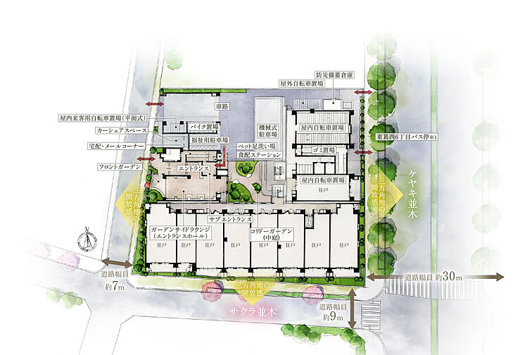 レ・ジェイド葛西イーストアベニュー 共用部