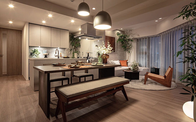 レ・ジェイド篠崎 リビング・ダイニング・キッチン