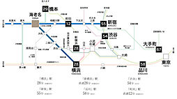 レ・ジェイド海老名 アクセス図
