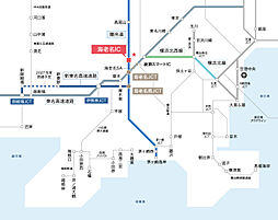 レ・ジェイド海老名 アクセス図